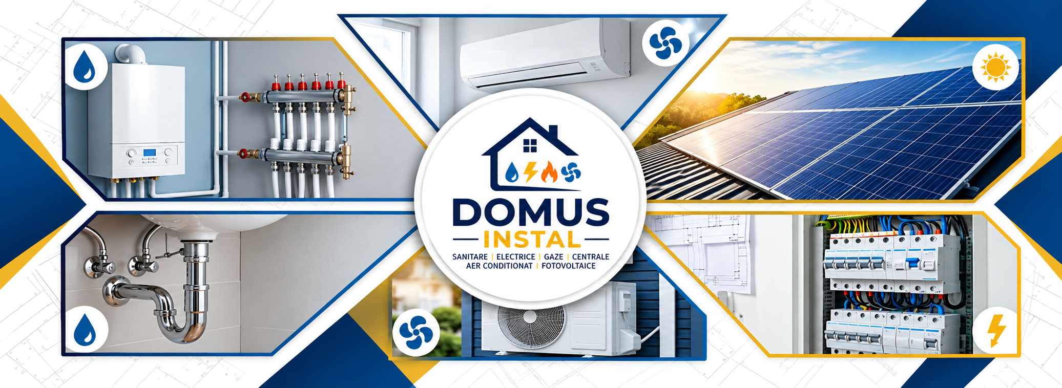 Domus Instal - Sanitare, Electrice, Gaze, Centrale, Aer Condiționat, Fotovoltaice